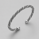 Pulsera acero inoxidable vintage